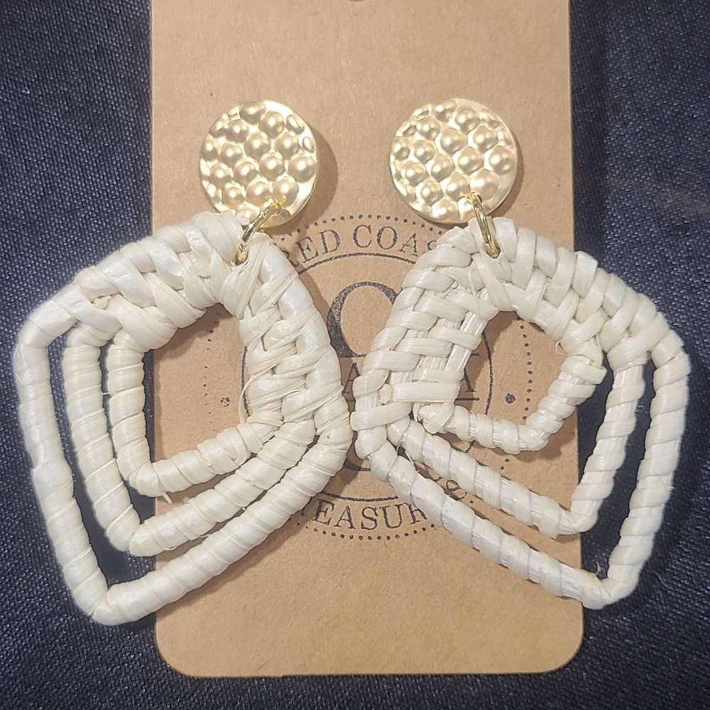 Rattan Dangle Earrings